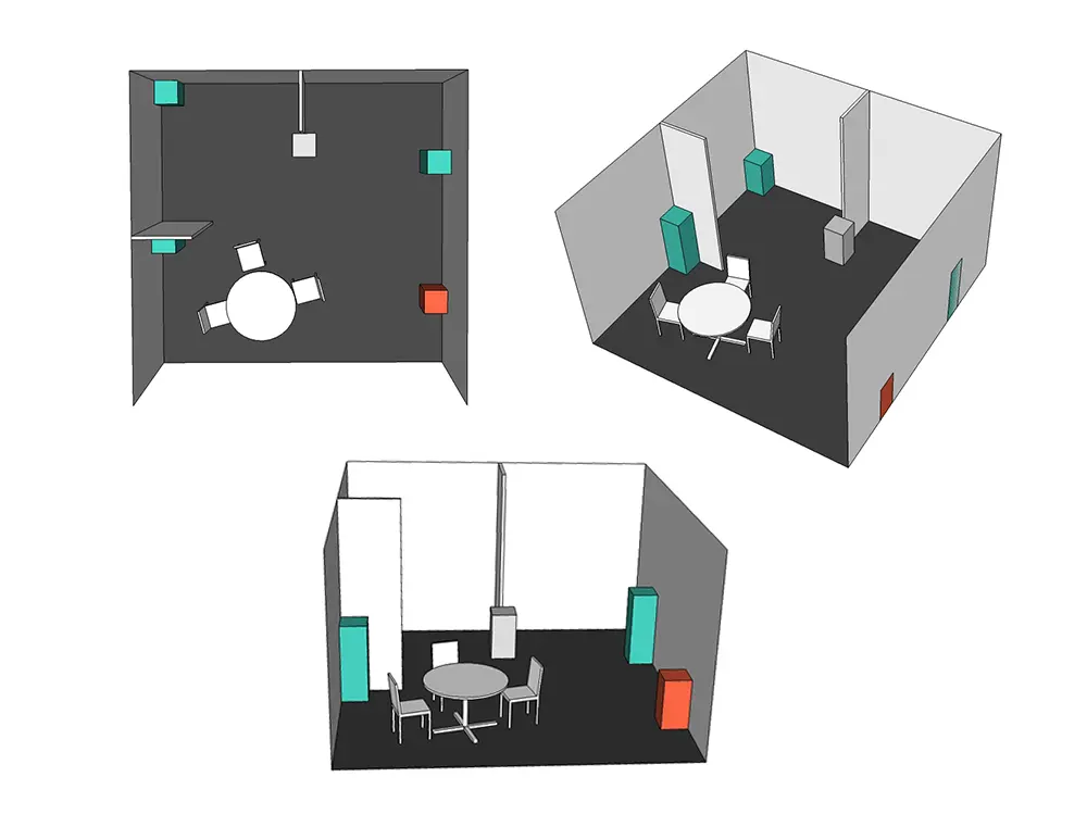 3D stand salon